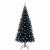 Brad de Crăciun cu 300 LED cu suport Negru 210 cm PVC GartenMobel Dekor