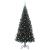 Brad de Crăciun cu 300 LED cu suport Negru 210 cm PVC GartenMobel Dekor