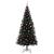 Brad de Crăciun cu 300 LED cu suport Negru 210 cm PVC GartenMobel Dekor