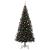 Brad de Crăciun cu 300 LED cu suport Negru 210 cm PVC GartenMobel Dekor