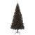 Brad de Crăciun cu 300 LED cu suport Negru 240 cm PVC GartenMobel Dekor