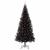 Brad de Crăciun cu 300 LED cu suport Negru 240 cm PVC GartenMobel Dekor