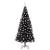 Brad de Crăciun cu 300 LED cu suport Negru 240 cm PVC GartenMobel Dekor
