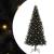 Brad de Crăciun cu 300 LED cu suport Negru 240 cm PVC GartenMobel Dekor