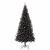 Brad de Crăciun cu 300 LED cu suport Negru 240 cm PVC GartenMobel Dekor