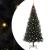 Brad de Crăciun cu 300 LED cu suport Negru 240 cm PVC GartenMobel Dekor