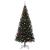 Brad de Crăciun cu 300 LED cu suport Negru 240 cm PVC GartenMobel Dekor