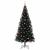 Brad de Crăciun cu 300 LED cu suport Negru 240 cm PVC GartenMobel Dekor