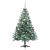 Brad de Crăciun artificial cu 150 LED Verde 150 cm PVC și Oțel GartenMobel Dekor