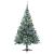 Brad de Crăciun artificial cu 150 LED Verde 150 cm PVC și Oțel GartenMobel Dekor