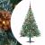 Brad de Crăciun artificial cu 150 LED Verde 150 cm PVC și Oțel GartenMobel Dekor