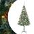 Brad de Crăciun artificial cu 300 LED Verde 180 cm PVC și Oțel GartenMobel Dekor