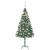 Brad de Crăciun artificial cu 300 LED Verde 180 cm PVC și Oțel GartenMobel Dekor