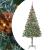 Brad de Crăciun artificial cu 300 LED Verde 180 cm PVC și Oțel GartenMobel Dekor