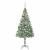 Brad de Crăciun artificial cu 300 LED Verde 180 cm PVC și Oțel GartenMobel Dekor