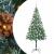 Brad de Crăciun artificial cu 300 LED Verde 180 cm PVC și Oțel GartenMobel Dekor