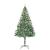Brad de Crăciun artificial cu 300 LED Verde 180 cm PVC și Oțel GartenMobel Dekor