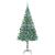 Brad de Crăciun artificial cu 300 LED Verde 180 cm PVC și Oțel GartenMobel Dekor