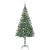 Brad de Crăciun artificial cu 300 LED Verde 180 cm PVC și Oțel GartenMobel Dekor