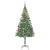 Brad de Crăciun artificial cu 300 LED Verde 180 cm PVC și Oțel GartenMobel Dekor