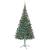 Brad de Crăciun artificial cu 300 LED Verde 210 cm PVC și Oțel GartenMobel Dekor