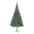 Brad de Crăciun artificial cu 300 LED Verde 210 cm PVC și Oțel GartenMobel Dekor