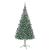 Brad de Crăciun artificial cu 300 LED Verde 210 cm PVC și Oțel GartenMobel Dekor