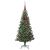 Pom de Crăciun artificial pre-iluminat Verde 120cm PVC și Metal GartenMobel Dekor