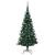 Pom de Crăciun artificial pre-iluminat Verde 120cm PVC și Metal GartenMobel Dekor
