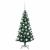 Pom de Crăciun artificial pre-iluminat Verde 120cm PVC și Metal GartenMobel Dekor