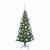 Pom de Crăciun artificial pre-iluminat Verde 120cm PVC și Metal GartenMobel Dekor