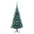 Pom de Crăciun artificial pre-iluminat Verde 120cm PVC și Metal GartenMobel Dekor