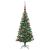 Pom de Crăciun artificial pre-iluminat Verde 120cm PVC și Metal GartenMobel Dekor