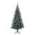 Pom de Crăciun artificial pre-iluminat Verde 150cm PVC și Metal GartenMobel Dekor