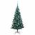 Pom de Crăciun artificial pre-iluminat Verde 150cm PVC și Metal GartenMobel Dekor