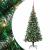Pom de Crăciun artificial pre-iluminat Verde 150cm PVC și Metal GartenMobel Dekor