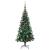Pom de Crăciun artificial pre-iluminat Verde 150cm PVC și Metal GartenMobel Dekor