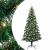 Pom de Crăciun artificial pre-iluminat cu 300 LED Verde 210 cm GartenMobel Dekor