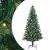 Pom de Crăciun artificial pre-iluminat Verde 240cm PVC și Metal GartenMobel Dekor
