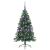 Brad de Crăciun artificial pre-iluminat Verde 120 cm PVC GartenMobel Dekor