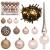 Pom de Crăciun artificial pre-iluminat Roz 120 cm PVC GartenMobel Dekor
