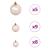Pom de Crăciun artificial pre-iluminat Roz 120 cm PVC GartenMobel Dekor