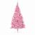 Pom de Crăciun artificial pre-iluminat Roz 210 cm PVC GartenMobel Dekor