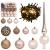 Pom de Crăciun artificial pre-iluminat Roz 240 cm PVC GartenMobel Dekor