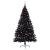 Pom de Crăciun artificial pre-iluminat Negru 240 cm PVC GartenMobel Dekor