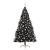 Pom de Crăciun artificial pre-iluminat Negru 240 cm PVC GartenMobel Dekor