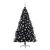 Pom de Crăciun artificial pre-iluminat Negru 240 cm PVC GartenMobel Dekor
