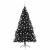 Pom de Crăciun artificial pre-iluminat Negru 240 cm PVC GartenMobel Dekor