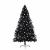 Pom de Crăciun artificial pre-iluminat Negru 240 cm PVC GartenMobel Dekor