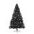 Pom de Crăciun artificial pre-iluminat Negru 240 cm PVC GartenMobel Dekor